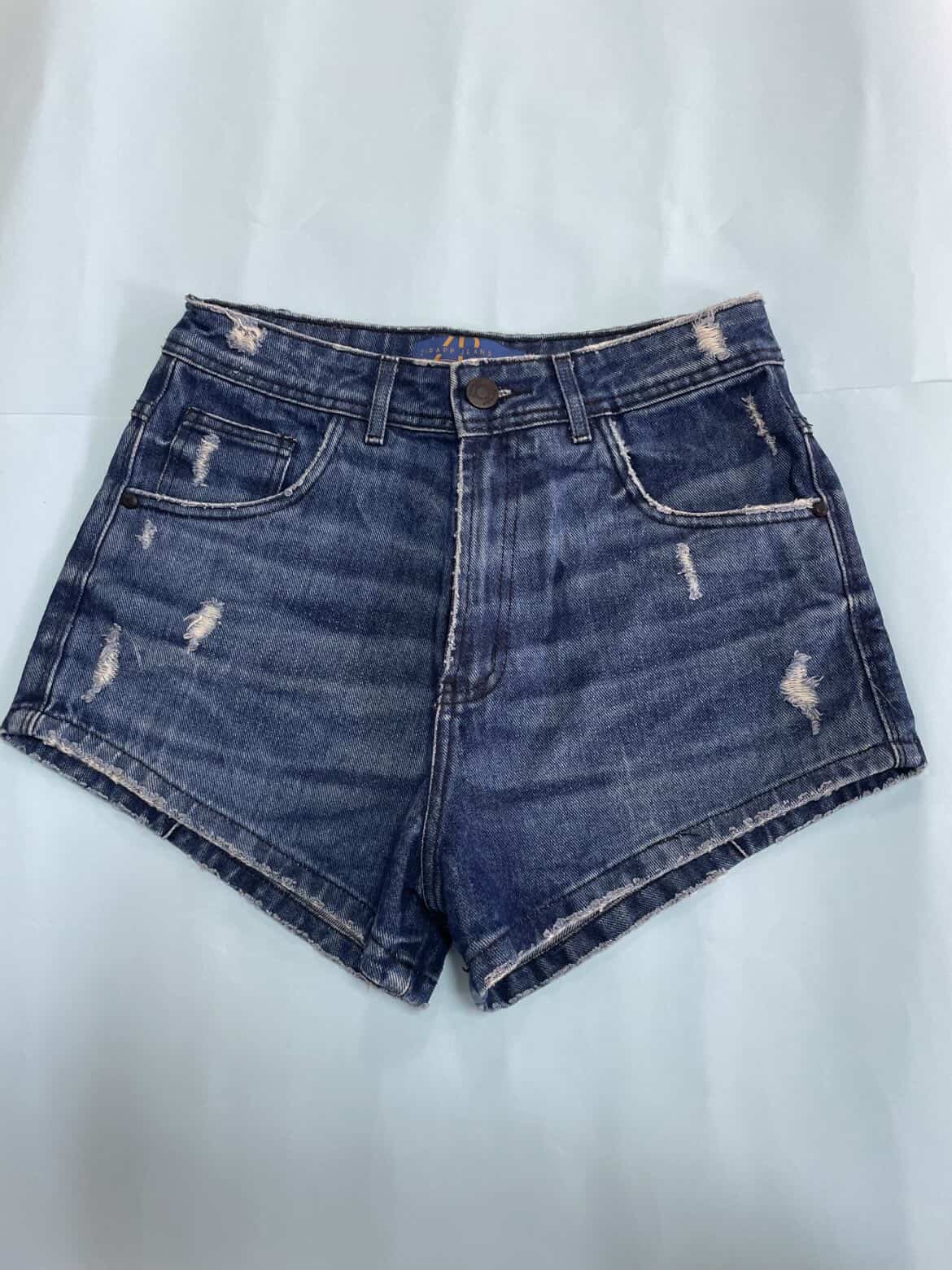 short jeans, lavagem escura, n°38
